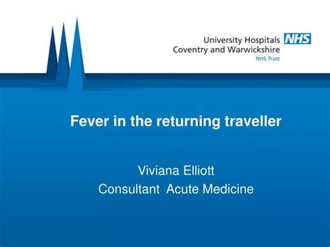 Ppt Fever In The Returning Traveller Powerpoint Presentation Free