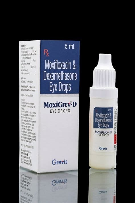 Allopathic Moxifloxacin With Dexamethasone Eye Drops For Antibiotic