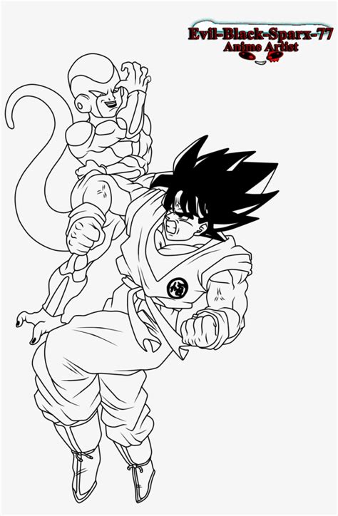 Dibujos De Goku Vs Freezer Para Colorear Imgenes De Goku Y Sus Images