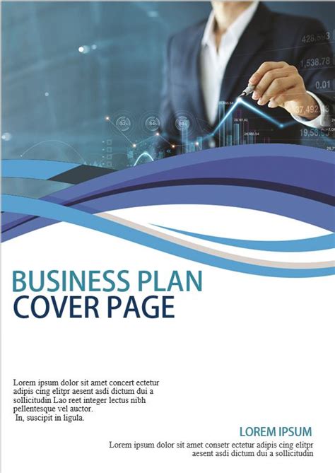 Business Plan Cover Page Free Printable Templates