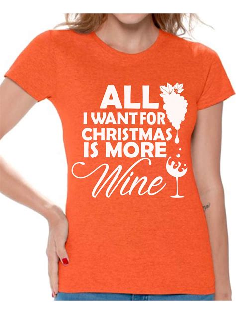 awkward styles all i want for christmas is more wine shirt christmas t shirts for women wine