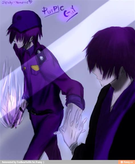 The Purple Guy Purple Guy Fnaf Night Guards Vincent Fnaf