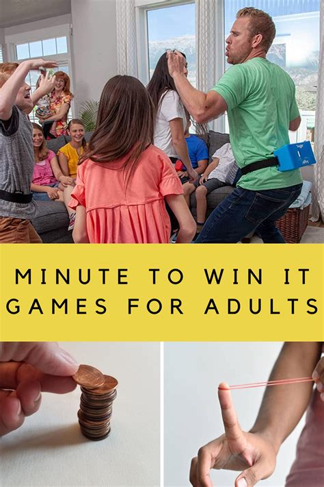 15 Wild Minute To Win It Games For Adults Peachy Party Minute To