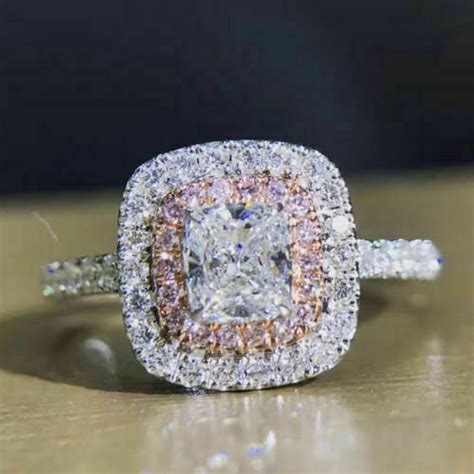 Https://tommynaija.com/wedding/cushion Cut Diamond Wedding Ring