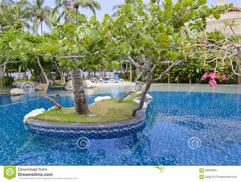 Beautiful Resort Scene In Bali Indonesia Editorial Image