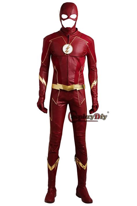 The Flash Cosplay Costume Barry Allen Suit Male The Flash Season 4