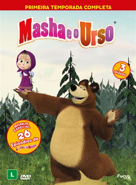 Masha E O Urso Box Com 3 Dvds A2 Filmes