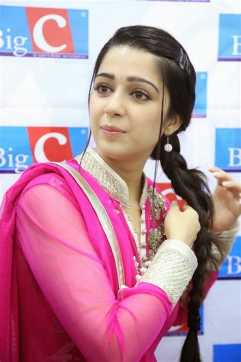 Charmi Latest Photos In Salwar Kameez At Big C Mobile Store Launch Hq
