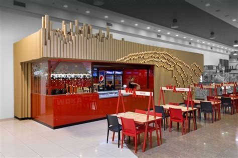 Unique Modern Concession Kiosk Food Court Design Ideas