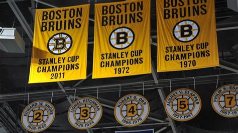 Boston Bruins Retired Numbers Full Set Just Like At Td Etsy