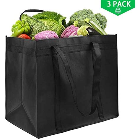 Awekris Extra Large Reusable Grocery Tote Bag Heavy Duty Shopping With