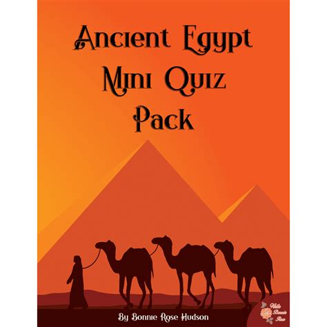 ancient egypt mini quiz pack create your homeschool