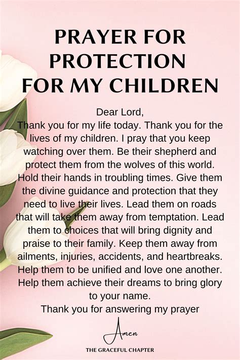 Protection For Children Good Prayers Prayers For My Daughter