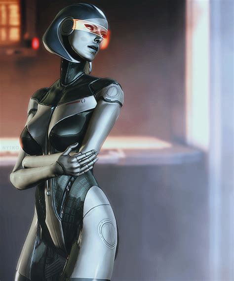 Hide In Plain Sight Mass Effect Art Female Robot Cyborg Girl
