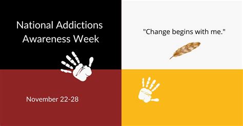 National Addictions Awareness Week Weeneebayko Area Health Authority