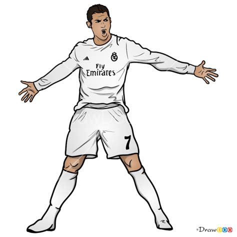 How To Draw Cristiano Ronaldo Celebrities Cristiano Ronaldo