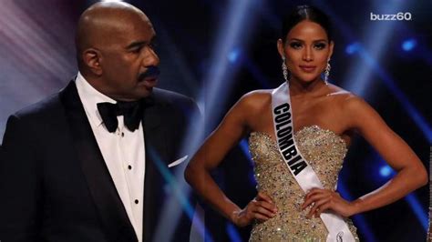 Miss Colombia Delivers Some Hilarious News To Steve Harvey
