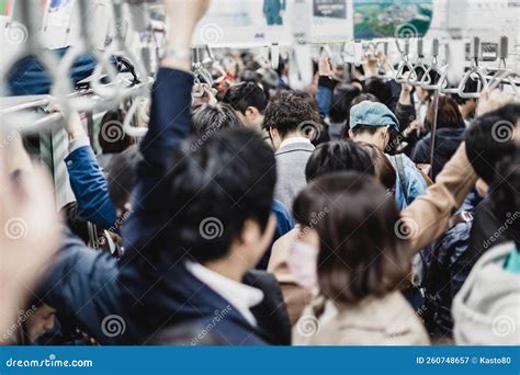 Passengers Traveling By Tokyo Metro Stock Image Image Of Busy Passengers