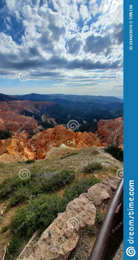 Scenic Southern Utah Look Out Stock Photo Image Of Geology Leaf