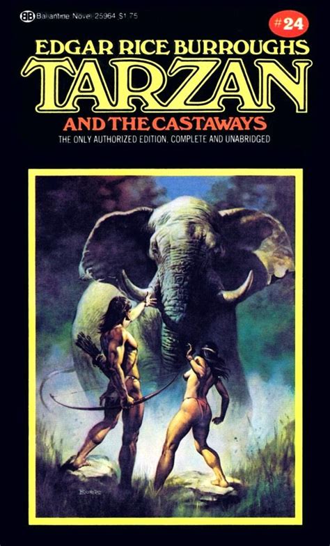 Tarzan And The Castaway Edgar Rice Burroughs Book Cover 1979 1977