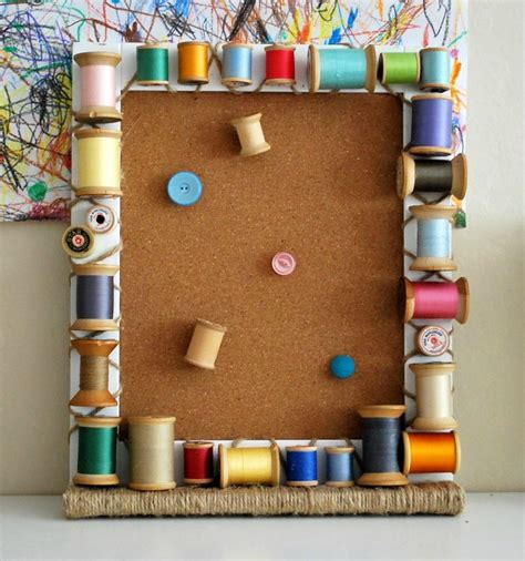 Have a plain cork board in desperate need of a makeover? Crafting with cork board
