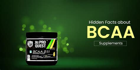Shedding Light On The Hidden Facts About Bcaa Supplement