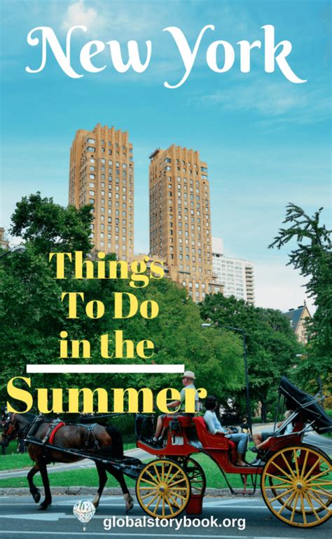 Things To Do In New York In The Summer Global Storybook Usa Travel