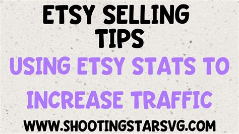 Use Etsy Stats To Increase Etsy Shop Traffic Increase Etsy Sales