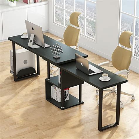 Buy Tribesigns L Shaped Computer Desk Free Rotating Corner Desk