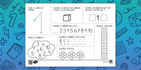 Actividad De Grafomotricidad Del N Mero Twinkl