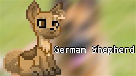 How To Make German Shepherd On Pony Town Youtube