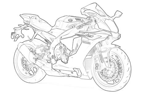 New free coloring pages browse, print & color our latest. Printables Free Motorcycle Coloring Pages | BAPS