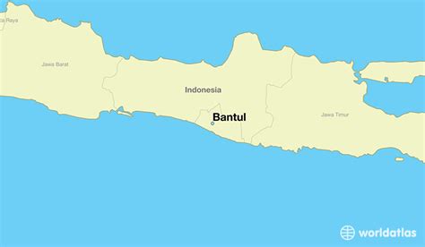 Where Is Bantul Indonesia Bantul Daerah Istimewa Yogyakarta Map
