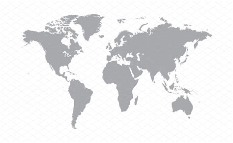 World Map Vector Flat Custom Designed Web Elements Creative Market