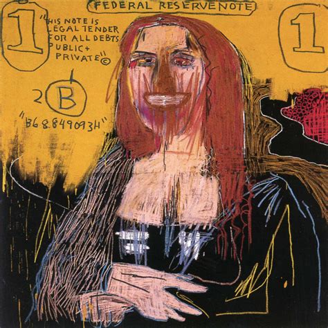 Mona Lisa By Jean Michel Basquiat 30 X 30 Inches Art Print
