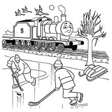 Make sure your kindergartener is able to catch and color it. Top 20 Free Printable Thomas The Train Coloring Pages Online