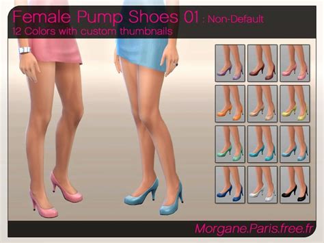 The Sims Resource Pump Shoes 01 By Morganeparis Sims 4 Downloads