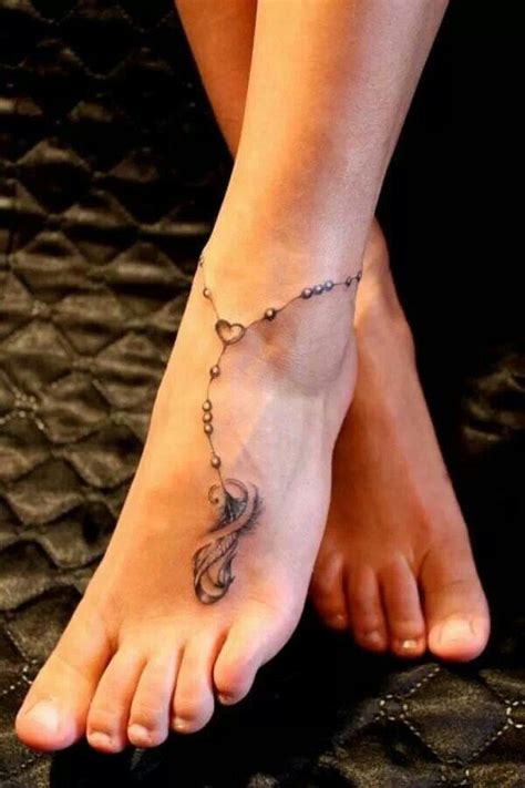 Beautiful Anklet Tattoos Ankle Bracelet Tattoo Tattoos
