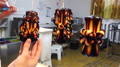 Carved Handmade Candles Make Three Candles Handmade Immediately How