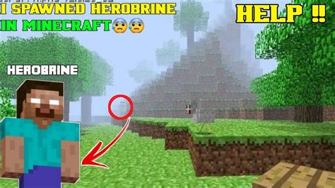I Spawned Herobrine In Minecraft 😰😰 How To Spawn Herobrine In