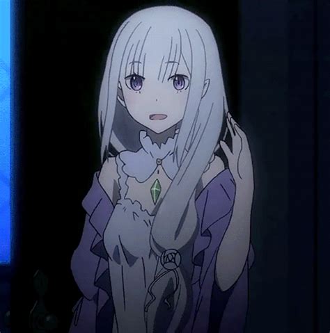 This Is From The Anime Rezero The Girl In The  Is Emilia Rezero