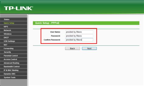 Adding salt to the wound, maxisbb account has a default password of. How to setup TP-Link router with Maxis Fibre modem? - TP-Link
