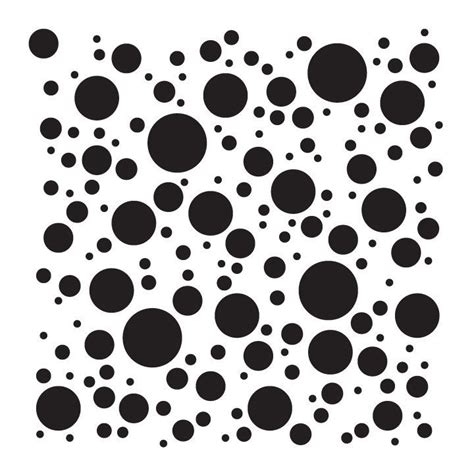 Random Dots Mini Pattern Stencil 4 X 4 Pattern Art Stencils Dots