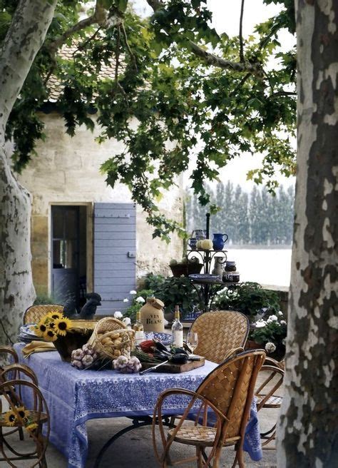 Outdoor Dining Home In Provence Terrace Decor Outdoor Dining Provence