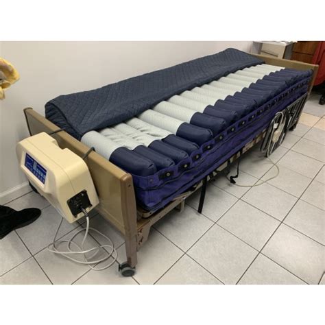 Most airbeds are made of polyvinyl chloride (pvc) although a recent development has been textile reinforced urethane plastic. Hill-Rom Synergy Air Elite Alternating Low Air Loss Mattress