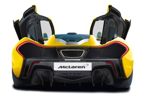 Mclaren P1 Car Back View Png Image For Free Download