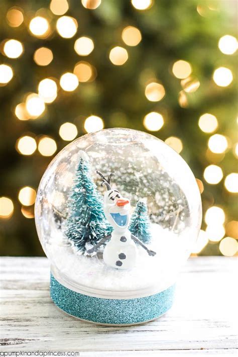 Diy Frozen Olaf Snow Globe Homemade Snow Globes Snow
