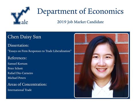 Yale Department of Economics on Twitter: "Daisy Sun's job market paper