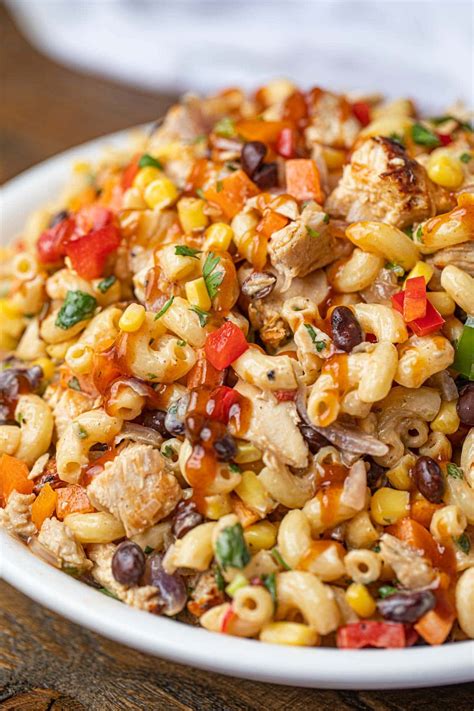 There's grilled chicken, and then there's marinated grilled chicken, and the two are worlds apart in deliciousness. BBQ chicken pasta salad with a rich, yummy BBQ mayonnaise ...