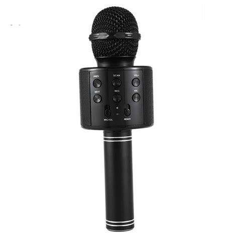 Due to this, it functions with all bluetooth this is a unique microphone speaker with fm radio and magic voice; Wholesale Bluetooth Wireless Microphone Handheld Karaoke ...